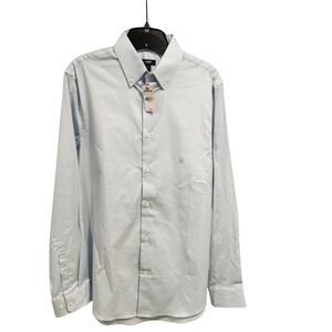 Express Light Blue Button Down - Men's Small (Slim Fit)